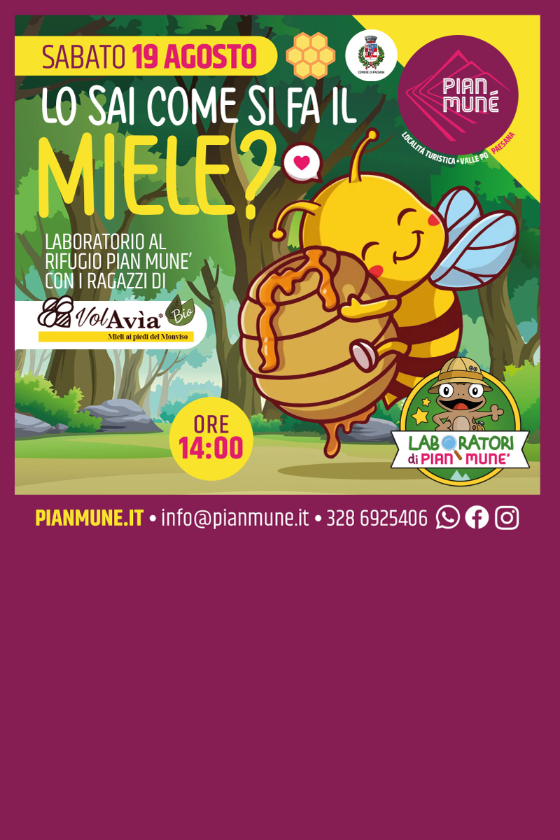 volavia miele Terres Monviso Pian Mun&egrave; volav&igrave;a - Apicoltura VolaVia